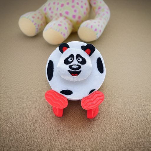 Погремушка-друзья КРУТИ-ВЕРТИ Панда WeeWise