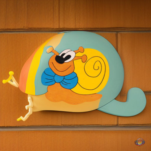 Декор на стену УЛИТКА-МАЛЬЧИК Pomy Toys