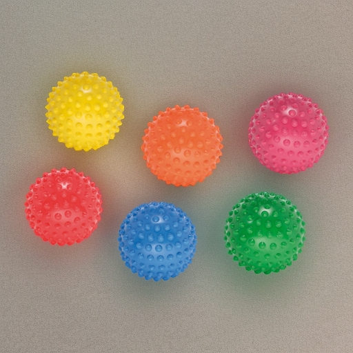 Мячи мягкие массажные Easy Grip Set 10 см, 6 штук Ledraplastic