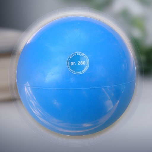 Мяч для художественной гимнастики RITMIC 280 г, синий Ledraplastic