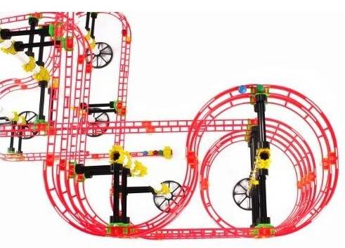 Конструктор-серпантин Skyrail Maxi 410 деталей Quercetti