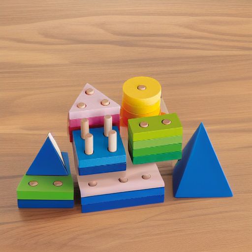 Пирамидка-сортер БАЗОВЫЕ ГЕОМЕТРИЧЕСКИЕ ФИГУРЫ Woody