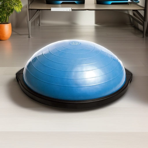 Балансировочная платформа BOSU Home голубая