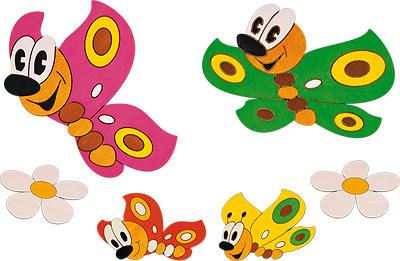 Декор на стену БАБОЧКИ И РОМАШКИ Pomy Toys