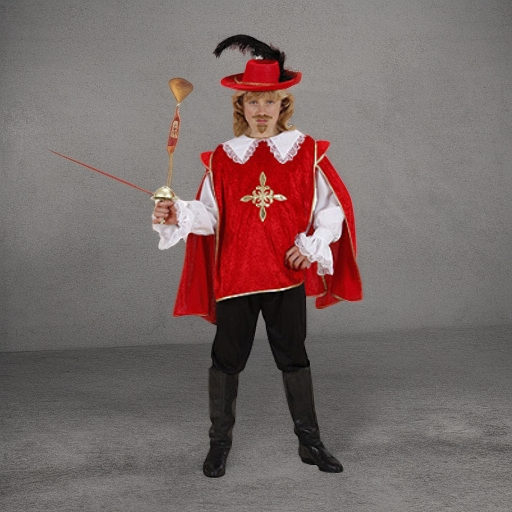 Мушкетер красный, рост 158 Widmann