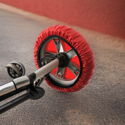 Чехлы на колеса диаметром 20-40 см, красные Чудо-Чадо