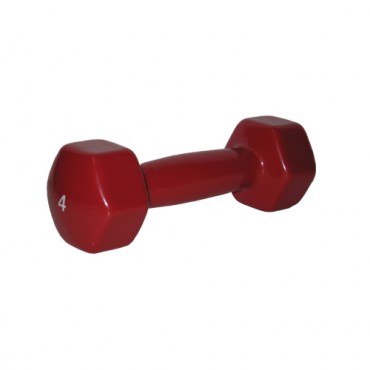 Виниловые гантели FOREMAN IVD 1,8 кг красные, 2 штуки