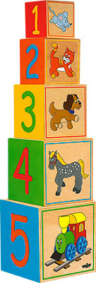 Деревянный набор 5 КОРОБОЧЕК Woody