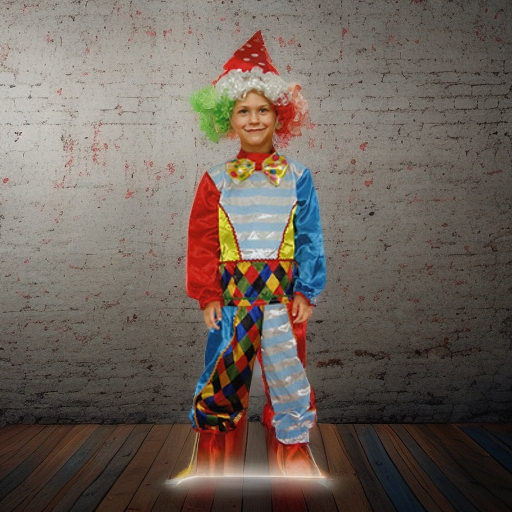 Клоун с париком, рост 122 КарнавалиЯ