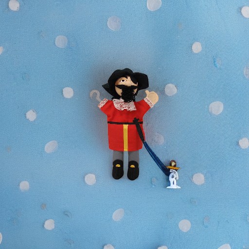 Кукла на руку КАПИТАН ХУК Moravska Ustrenda Brno