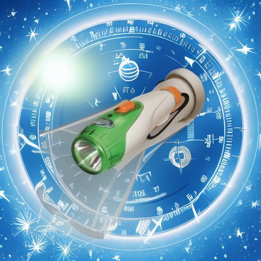 Фонарик с компасом Eastcolight