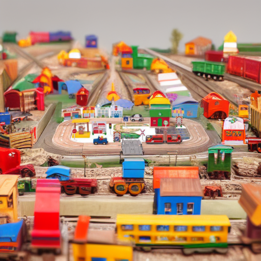 Деревянная железная дорога ГОРОД, 42 элемента Woody