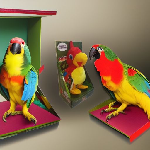 Попугай RIPETIX, в подарочной упаковке