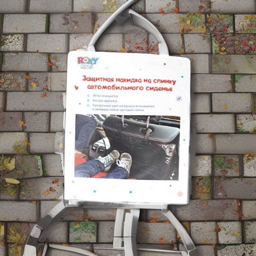 Защитная накидка на спинку автомобильного сидения Roxy-Kids