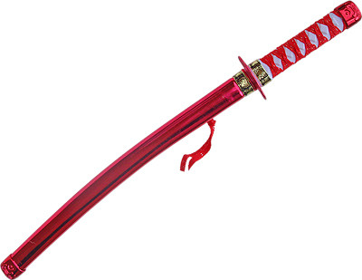 Меч самурая красный, 60 см Snowmen