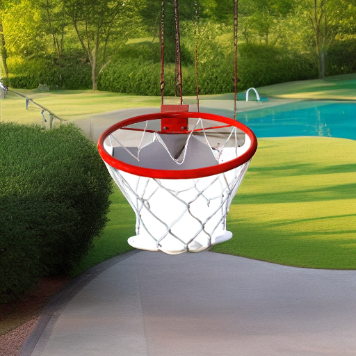 Кольцо баскетбольное с сеткой d=295 мм