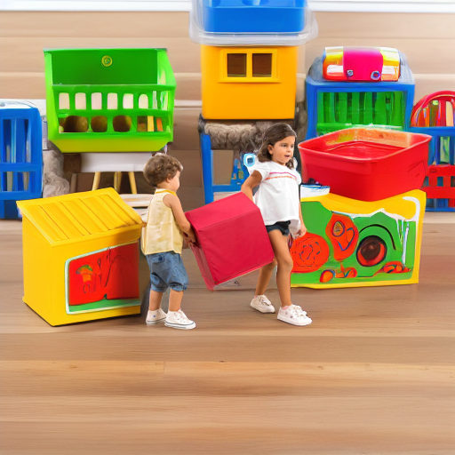 Коробка-трансформер для игрушек и игры Ферма Miniland