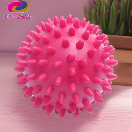 Мяч мягкий массажный ЕЖИК 18 см МалышОК розовый Альпина Пласт