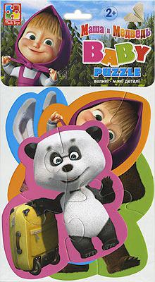 Мягкие пазлы ПАНДА (Маша и Медведь) Vladi Toys