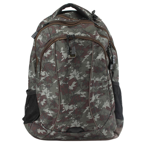 Рюкзак универсальный зеленый камуфляж, 48х37х19 см