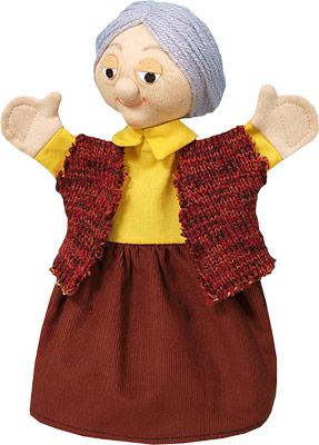Кукла на руку БАБУШКА ЛАДУШКА Moravska Ustrenda Brno