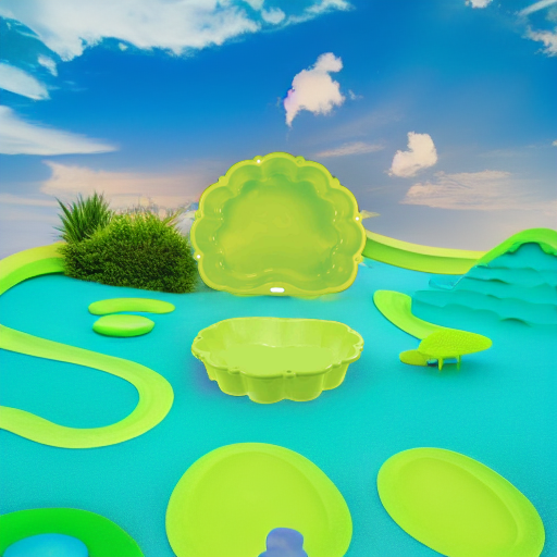 Песочница Облачко двойная зеленая Paradiso