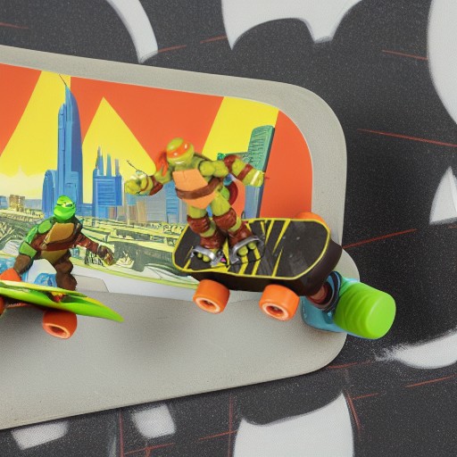 Скейтборд ЧЕРЕПАШКИ-НИНДЗЯ Playmates Toys