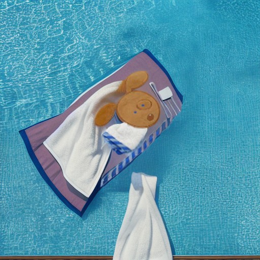 Полотенце с капюшоном ФЕНСИ, голубое Luvable Friends