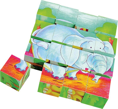 Кубики с картинками ЦАРЬ ЗВЕРЕЙ Woody