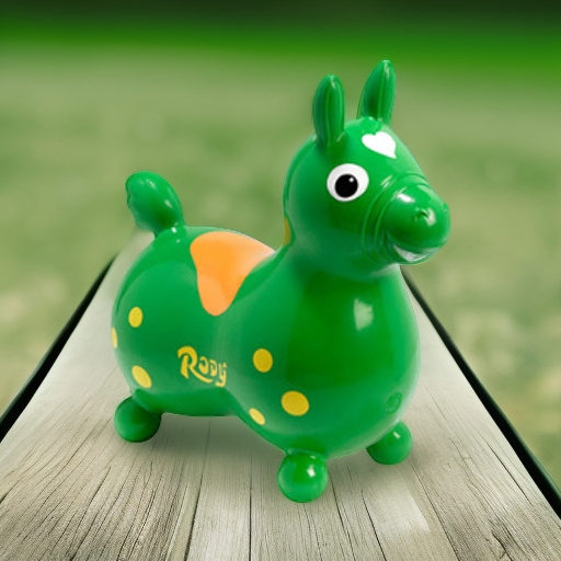 Попрыгун Лошадка Rody зеленый Ledraplastic