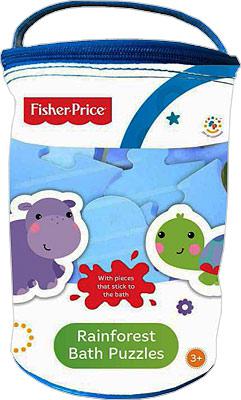 Пазл для ванной ДЖУНГЛИ, 4 штуки Fisher-Price