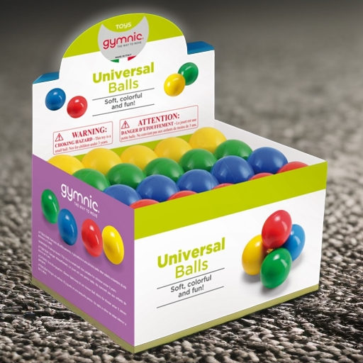 Мяч для реабилитации рук Universal Balls Small 4 см, 60 штук Ledraplastic