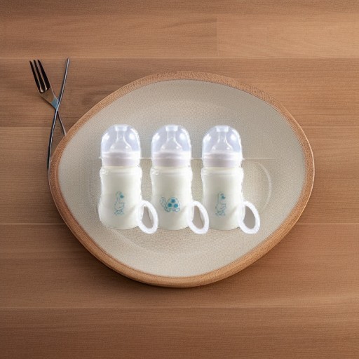 Бутылочки для кормления АНТИКОЛИК, 3 шт., белые Nurtria