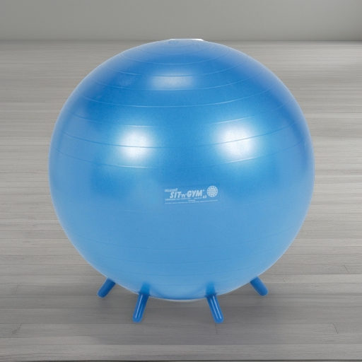 Мяч на ножках Sit n Gym синий 65 см Ledraplastic