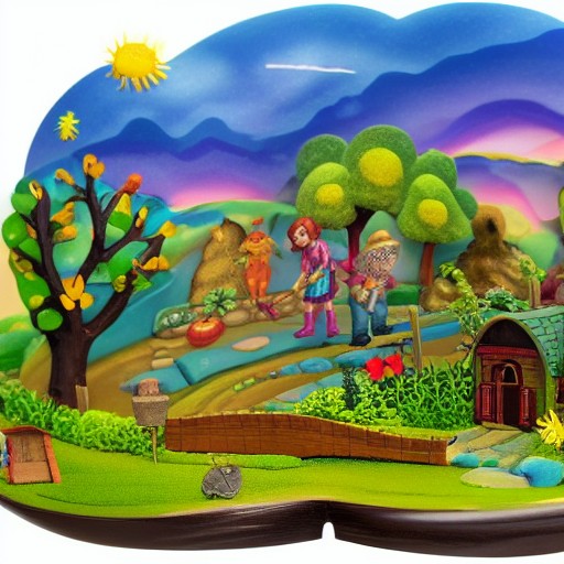 Магнитный театр ЛЕТО В ДЕРЕВНЕ Bondibon