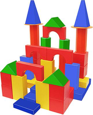 Конструктор напольный ПОЛИКАРПОВА 68 деталей Краснокамская игрушка