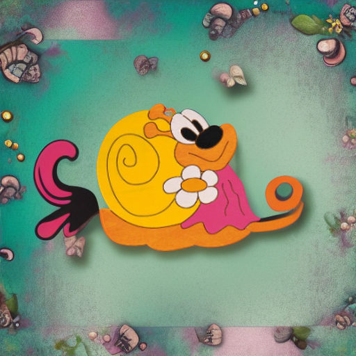 Декор на стену УЛИТКА-ДЕВОЧКА Pomy Toys