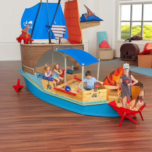 Песочница деревянная ПИРАТСКАЯ ЛОДКА KidKraft