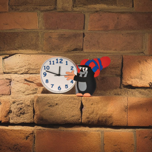 Часы настенные КРОТ В ШАПКЕ Pomy Toys