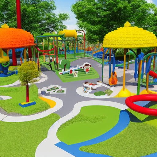 Мягкий конструктор ПРОГУЛКА В ПАРКЕ Edushape