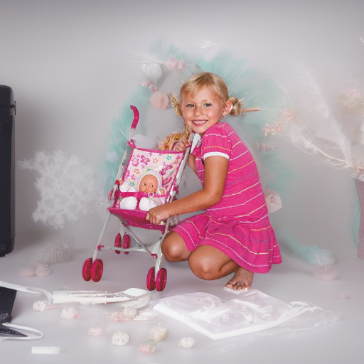 Прогулочная коляска для куклы Woody