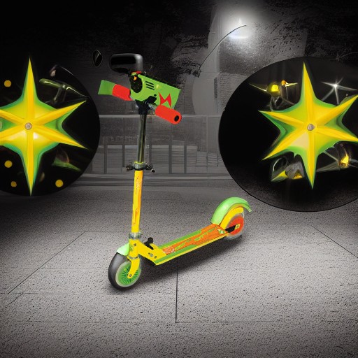 Самокат ATTACK с пневматическим автоматом Zinc