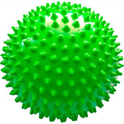 Мяч мягкий массажный ЕЖИК 12 см, зеленый Альпина Пласт