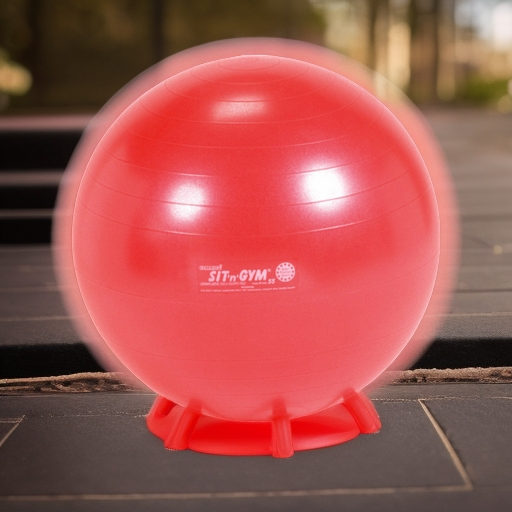 Мяч на ножках Sit n Gym красный 55 см Ledraplastic