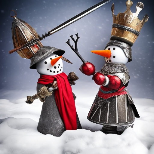 Набор рыцарского оружия Snowmen