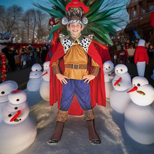 Король, рост 110-120 Snowmen