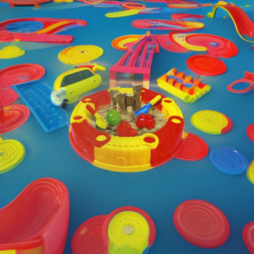 Песочница пластиковая составная 80 см