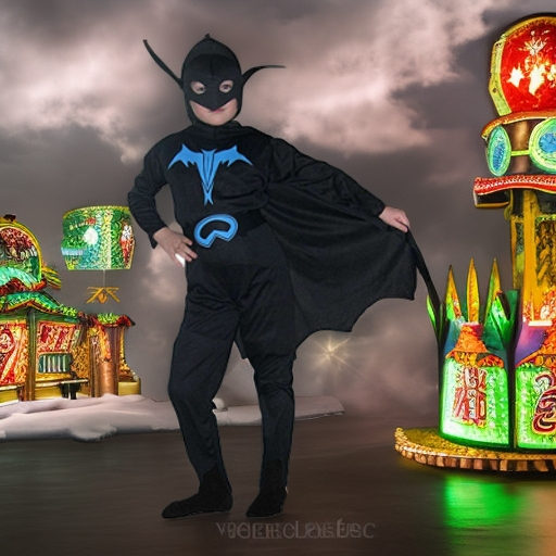 Карнавальный костюм Бэтмен, рост 120-130 Snowmen