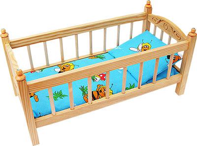 Кроватка деревянная большая ТД Дворики