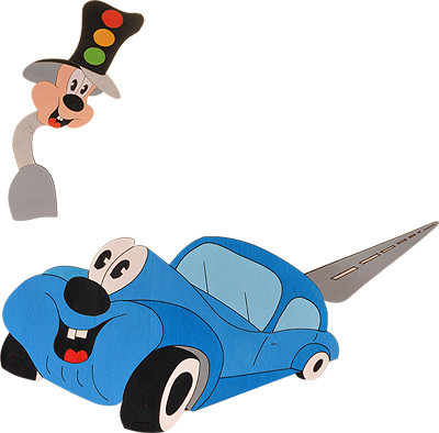 Лампа настенная АВТОМОБИЛЬЧИК Pomy Toys